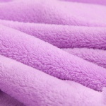 Plain coral fleece blanket