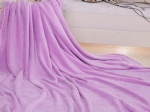 Plain dyed flannel blanket