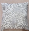 Geometric dots pillow