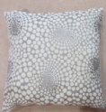 Geometric dots pillow